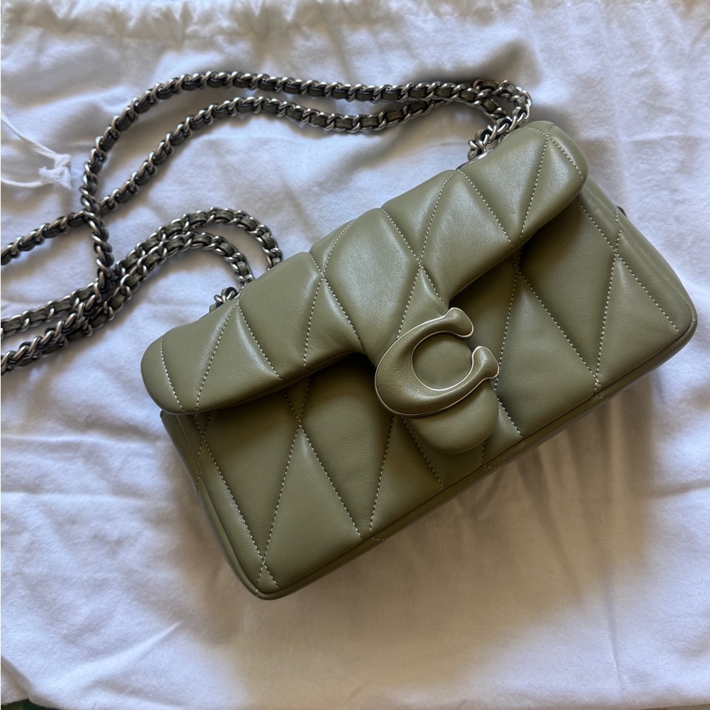 Coach Tabby 29 olive green bag